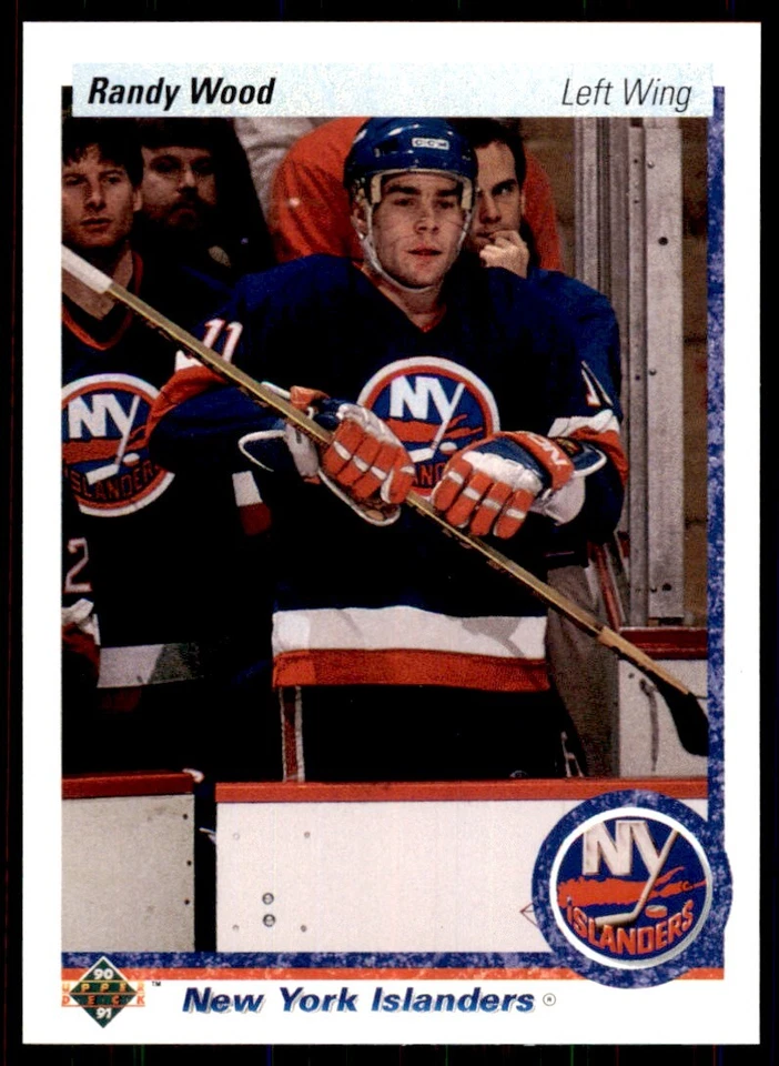 1990-91 Upper Deck Randy Wood Hockey Cards #16 - Image 1 of 2