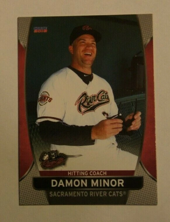 2018 Choice, Sacramento River Cats, Coach - DAMON MINOR - Image 1 of 1
