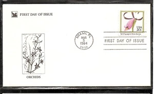 US SC # 2078 American Orchids ( Spreading Pogonia ) FDC. Readers Digest Cachet - Picture 1 of 1