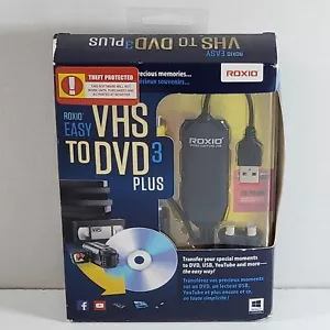Roxio Easy VHS to DVD 3 Plus Converter Audio Tapes to CD Sealed Brand New - Picture 1 of 14