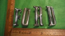 BX20  Ford Trunk Letter Emblems Vntage 1967 #C7AB624082A-D FORD GALAXIE 500 pins