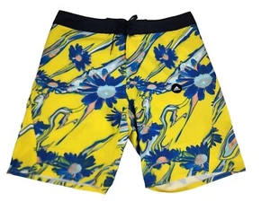 Adidas Boardshorts Herren 34" Positivsea Classic Graphic gelb blau HC8548 NEU - Bild 1 von 8