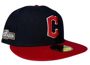 New Era MLB Cleveland Indians Team Logo 59FIFTY Fitted Hat, Cap, New - Picture 1 of 11