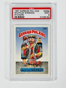 1987 Garbage Pail Kids SHUFFLED SHERMAN #266B Series 7 OS7 GPK - PSA 9 MINT! - Picture 1 of 2