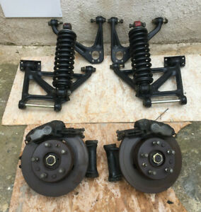Genuine LAMBORGHINI ESPADA rear suspension brake hubs complete system