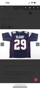 Autographed LeGarrette Blount New England Patriots Jersey XL - Picture 1 of 3