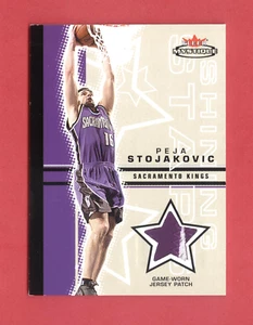 2003-04 FLEER MYSTIQUE Peja Stojakovic SHINNING STARS PATCH CARD #SSPPS #d 38/75 - Picture 1 of 2