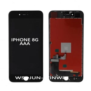 Do iPhone 8 Plus czarny ekran dotykowy LCD digitizer wyświetlacz montaż zamiennik - Zdjęcie 1 z 5