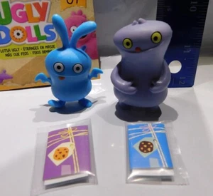 2 UglyDolls Mystery Bag Mini Figures: Blue Fibby & Purple Babo 2019 Movie - Picture 1 of 5