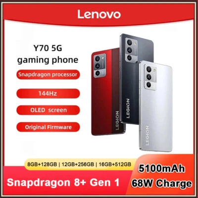 Lenovo Legion Y70 Gaming Phone 6.67 Inch 144Hz Snapdragon 8 Gen 1 Octa Core 50MP - Image 1 of 4