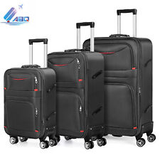 3 Piece Luggage Set Suitcase Expandable Spinner Softshell 20/24/28 Travel Bags
