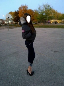 NEW LATEST GREY LABEL EDITION BLACK LADIES CANADA GOOSE CHILLIWACK XL JACKET - Picture 1 of 12