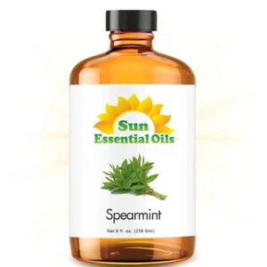 8Oz - Spearmint Essential Oil - 8 Fluid Ounces - Picture 1 of 12