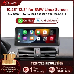 10.25" CarPlay Linux Touch Screen Für BMW 1 Serie E81 E82 E87 E88 04-12 CIC CCC - Bild 1 von 26