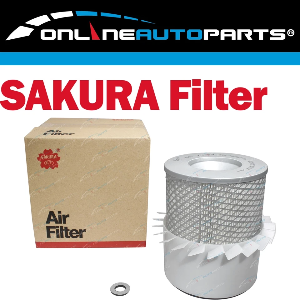 Sakura Air Filter for Mitsubishi Triton MK 4cyl 4M40 4M40T 2.8L Engine 1996~06 - image 1 of 1