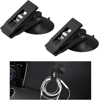 2 PIEZAS Ventosa Tarjeta Billete Clip, Parasol Reutilizable Publicidad Clip con Ventosa Foto 1 de 4