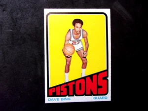 1972-73 TOPPS #35 DAVE BING..NO CREASES..TINY INDENT RIGHT EDGE.PISTONS.HOFAMER - Picture 1 of 2