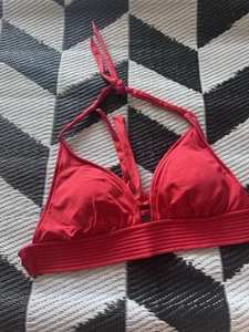 Kona Sol Damen großer Badeanzug Bikini Oberteil rot neu ohne Etikett gepolstert - Bild 1 von 7