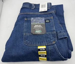 Peto Denim Doble Frontal Llave 36x30 Nuevo con Etiquetas - Imagen 1 de 4