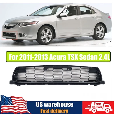 Front Bumper Lower Grille For 2011-2013 Acura TSX Sedan 2.4L 71107-TL0-G60 US Foto 1 de 4