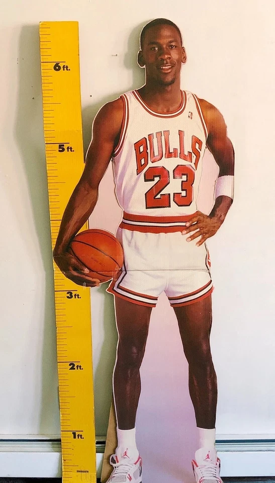 RARE !!! Michael Jordan 1987 Life Size Measure Up Cardboard (Never Opened) - Image 1 of 4