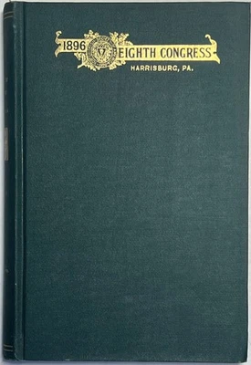 1896 SCOTCH IRISH SOCIETY AMERICA EIGHTH CONGRESS HARRISBURG PENNSYLVANIA RARE - Image 1 of 4