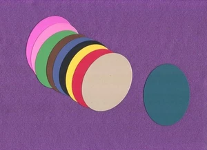 OVAL large die cuts scrapbook cards - Imagen 1 de 1