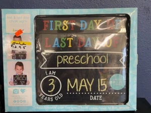 First/Last Day Of School Photo Sharing Chalkboard Sign -Great for Sharing Photos - Picture 1 of 4