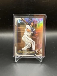 2022 Bowman Draft - Chrome Refractor #BDC-6 Gavin Cross (RC) - Picture 1 of 2