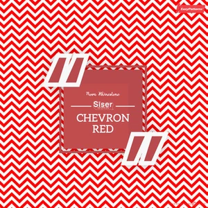 SISER EasyPattern "CHEVRON RED" Heat Transfer Vinyl 18"x12" to 10yards - SALE! - Picture 1 of 2