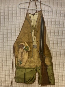 Vintage Hunter Apron with Oven Mitt 1987 Duck Hunting NWOT Cotton Blend - Picture 1 of 10