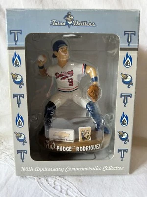 Figura de béisbol Hartland Iván Rodríguez ~ Colección 100 Aniversario ~ Tulsa Drillers Foto 1 de 4