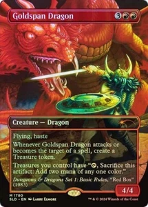 Magic The Gathering Goldspan Dragon (Lámina Arco Iris) Guarida Secreta Lámina Gota - Imagen 1 de 1