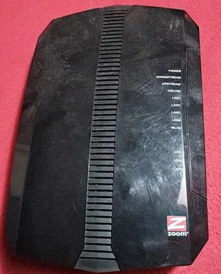 Zoom 8x4 DOCSIS 3.0 343 Mbps Cable Modem/Router Model 5354 - Image 1 of 3