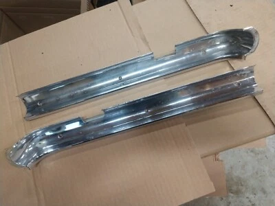 1968 1971 Lincoln Mark III OEM Front Headlight Bumper Molding Left Right 70 71 - Image 1 of 4