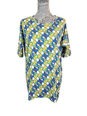 Lularoe Disney Donald Duck Irma Tunic Shirt Women’s Size Small - Image 1 of 4