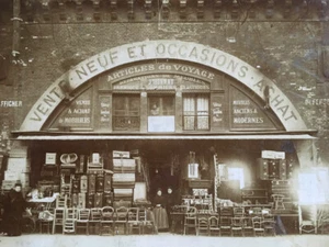 L. Pejoux — Boutique parisienne av. Daumesnil — tirage argentique — circa 1900. - Picture 1 of 3