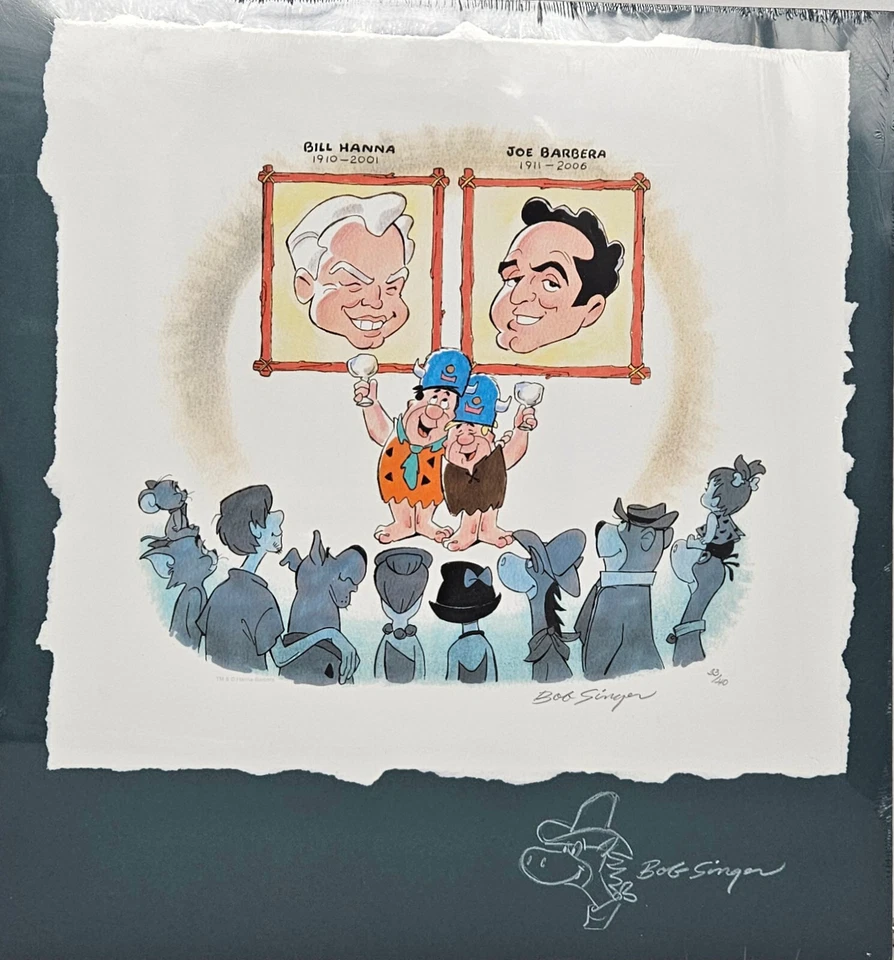 Hanna/Barbera Tribute Giclee On Paper Signed+Remarked by Bob Singer-Quick Draw - Image 1 of 1