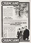 PUBBLICITA'1928 TERME DI CHIANCIANO CURE ACQUA SANTA SALUTE MEDICINA FARMACIA 