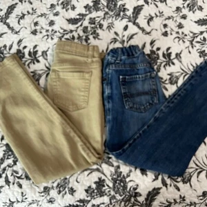 Old Navy Boys Jeans Lot 7 Tan Blue Denim K14 - Picture 1 of 4