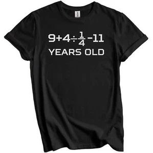 14 Years Old Algebra Equation Funny 14th Birthday Math Shirt 14th Birthday Gift - Picture 1 of 5