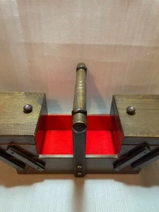Japanese Antique Wooden box Zenibako Funa Tansu Suzuri bako Jewelry box rare - Picture 1 of 10