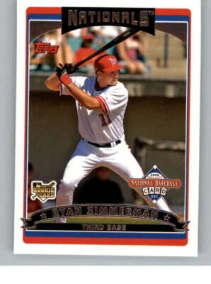 2006 Topps National Baseball Card Day Inserts #T3 Ryan Zimmerman (ref 144875) - Image 1 of 2