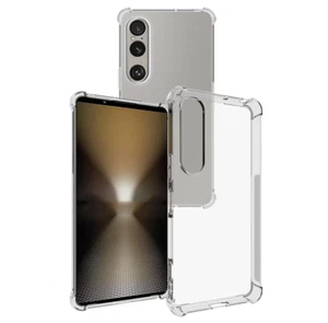 For Sony Xperia 1 VII 7 Gen Clear TPU Four Corners Military-Grade Case Cover - Picture 1 of 9