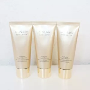 Lot of 3 Estee Lauder Re-Nutriv Hydrating Foam Cleanser 1.0 oz/30 ml Travel size - Picture 1 of 2