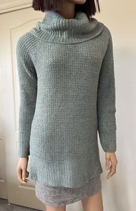 Barefoot Dreams CozyChic Lite Waffle Cowl Tunic Sweater Green XS S M L XL *NEW* - Picture 1 of 6