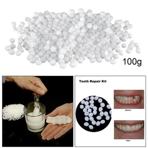 Thermo Perlen Zahn Veneers formbarer Zahnersatz temporäre Zahnreparatur 100g - Bild 1 von 12