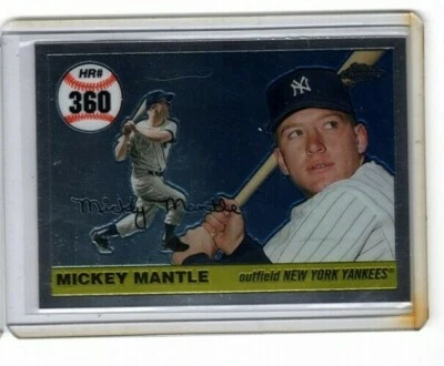 2007 Topps Chrome Home Run History #MHR360 Mickey Mantle New York Yankees HOF - Image 1 of 2