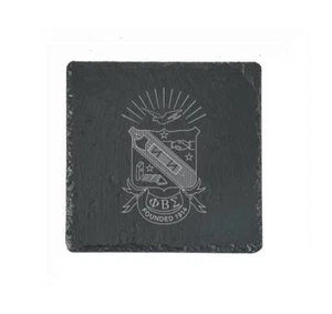 Phi Beta Sigma Fraternity Slate Coaster - Picture 1 of 1