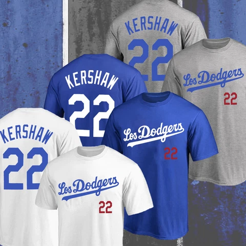 HOT SALE!! Los Angeles Dodgers Clayton Kershaw #22 Name & Number T-Shirt S-5XL Cover